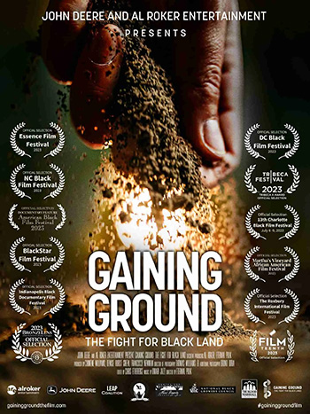 Poster for Gaining Ground - The Fight for Black Land